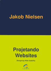 Book cover of the Portuguese translation of Designing Web Usability