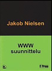 Book cover of the Finnish translation of Designing Web Usability